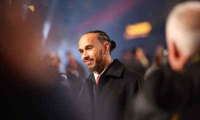 epa11906000 British driver Lewis Hamilton of Ferrari arrives ahead of the Formula One season launch event to mark the start of the sport’s 75th anniversary year at the O2 Arena in London, Britain, 18 February 2025. EPA/NEIL HALL