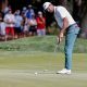 epa11224773 Harris English of the US putts on the third hole during the third round of The Players Championship golf tournament in Ponte Vedra Beach, Florida, USA, 16 March 2024. EPA/ERIK S. LESSER