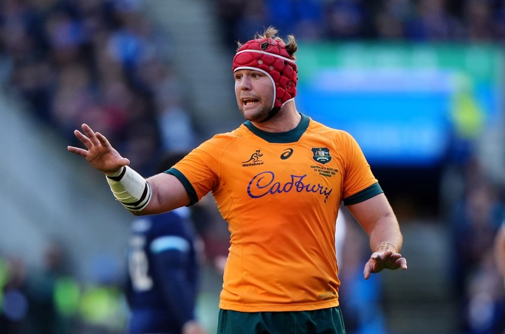 Australia's Harry Wilson during the Autumn International match at Scottish Gas Murrayfield Stadium, Edinburgh. Picture date: Sunday November 24, 2024.