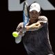 epa11827610 Miomir Kecmanovic of Serbia in action during his Men's Singles round 2 match against Hubert Hurkacz of Poland at the Australian Open tennis tournament in Melbourne, Australia, 16 January 2025. EPA/ROLEX DELA PENA