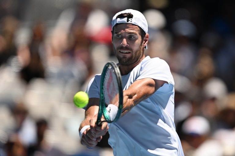 Preview 2025 ATP Tour Stefanis Tsitsipas Vs Karen Khachanov In The Karen Khachanov 768x512