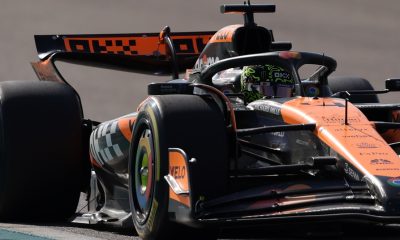 epa11767870 McLaren driver Lando Norris of Britain in action during the Formula One post-season test session at the Yas Marina Circuit racetrack in Abu Dhabi, United Arab Emirates, 10 December 2024. EPA/ALI HAIDER