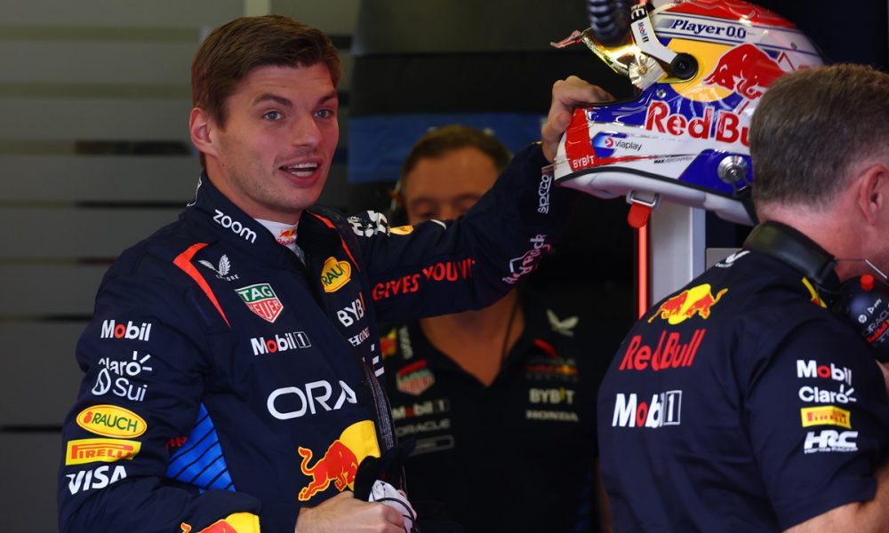 epa11601761 Dutch driver Max Verstappen of Red Bull Racing during the first practice session of the 2024 Formula One Grand Prix of Azerbaijan, at the Baku City Circuit in Baku Azerbaijan 13 September 2024. The Formula One Grand Prix of Azerbaijan will take place on 15 September 2024. EPA/ALI HAIDER