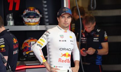 epa11760069 Red Bull Racing driver Sergio Perez of Mexico prepares for a practice session for the Formula One Abu Dhabi Grand Prix, in Abu Dhabi, United Arab Emirates, 06 December 2024. The 2024 Formula One Abu Dhabi Grand Prix is held on the Yas Marina Circuit racetrack on 08 December. EPA/ALI HAIDER