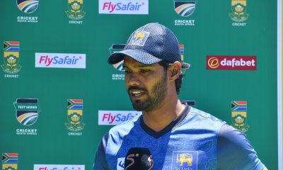 Dhanajaya De Silva, captain of Sri Lanka after the International Test Series 2024/25 2nd Test Day 5 match between South Africa and Sri Lanka at Dafabets St George’s Park in Gqebherha on 9 December 2024 ©Nokwanda Zondi/BackpagePix