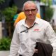 epa11697216 Formula One Group CEO Stefano Domenicali arrives at the paddock before the sprint race and the qualifying session for the Sao Paulo Formula One Grand Prix at Interlagos international racetrack in Sao Paulo, Brazil, 02 November 2024. EPA/ANDRE COELHO