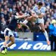 Italy's Tommaso Allan (right) and Scotland's Darcy Graham during the Guinness Six Nations match at Murrayfield Stadium, Edinburgh. Picture date: Saturday February 1, 2025.