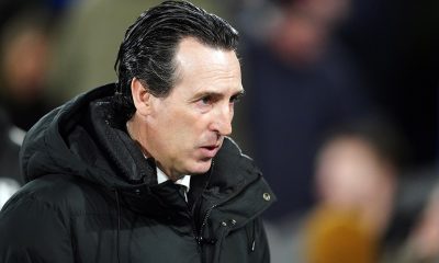 Aston Villa manager Unai Emery during the Premier League match at Selhurst Park, London. Picture date: Tuesday February 25, 2025.