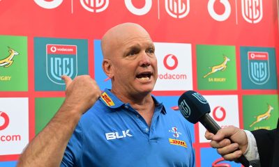 John Dobson, head coach of the Stormers after the United Rugby Championship 2024/25 game between the Stormers and Sharks at Cape Town Stadium in South Africa on 28 December 2024 © Ryan Wilkisky/BackpagePix