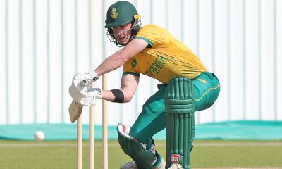 Matthew Breetzke of South Africa during the Cricket South Africa Friendly match between Proteas and Emerging lX at Centre of Excellence in Pretoria on 15 May 2024 ©Samuel Shivambu/BackpagePix