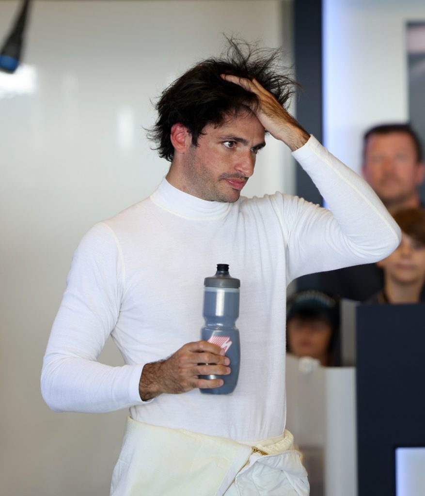 epa11767644 Williams driver Carlos Sainz Jr. of Spain during the Formula One post-season test session at the Yas Marina Circuit racetrack in Abu Dhabi, United Arab Emirates, 10 December 2024. EPA/ALI HAIDER