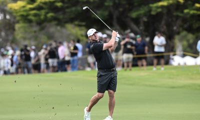 epa11894927 Smash GC Captain Brooks Koepka in action during the LIV Golf Adelaide tournament at The Grange Golf Club in Adelaide, Australia, 14 February 2025. EPA/MICHAEL ERREY AUSTRALIA AND NEW ZEALAND OUT