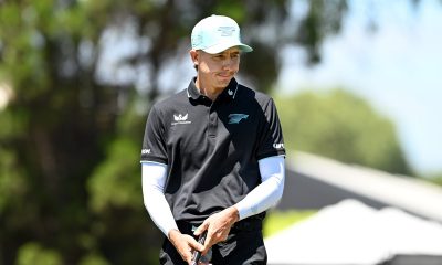 epa11899898 Carlos Ortiz of Torque GC reacts after missing a putt during the LIV Golf Adelaide tournament at The Grange Golf Club in Adelaide, Australia, 16 January 2025. EPA/MICHAEL ERREY AUSTRALIA AND NEW ZEALAND OUT