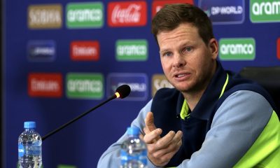 epa11912969 Australia cricket team captain Steve Smith attends a press conference on the eve of the ICC Champions Trophy one-day international (ODI) cricket match against England, in Lahore, Pakistan, 21 February 2025. EPA/RAHAT DAR