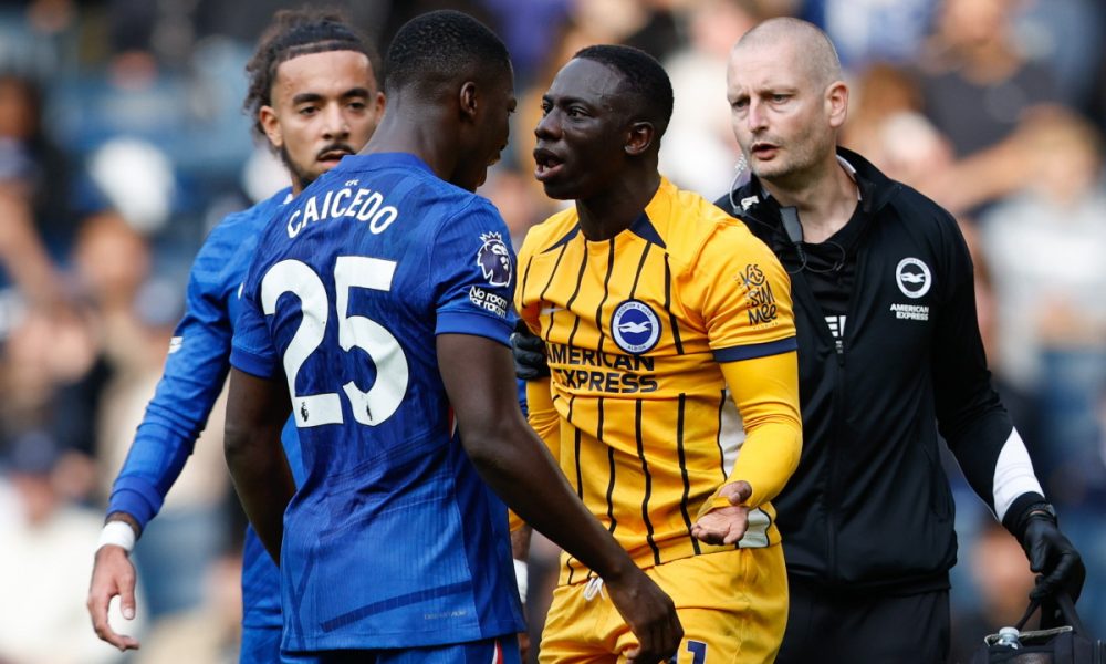 Moises Caicedo and Yankuba Minteh