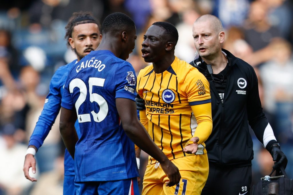 Moises Caicedo and Yankuba Minteh