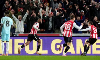Brentford Players Celebrate